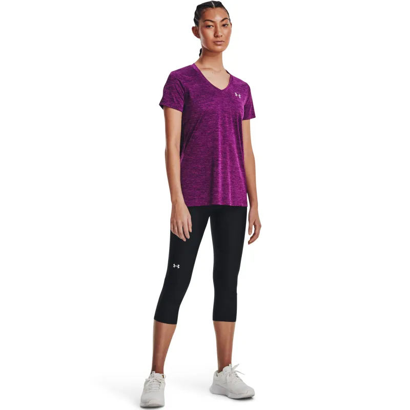 Under Armour Women's UA Tech Twist V-Neck Rivalry-5